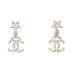Chanel Coco Mark Star Pierced Earrings #309256C84B
